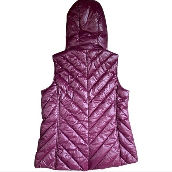 Tek Gear L sleeveless jacket zips hood & pockets - Picture 3 of 11